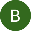 The letter b in a green circle.