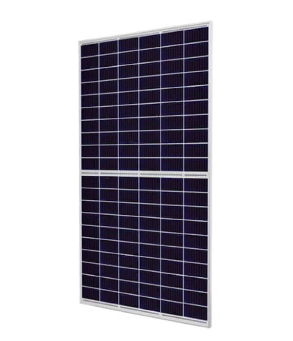 A solar panel on a white background.