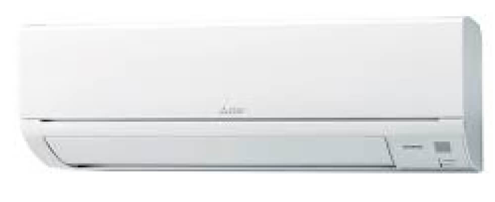 The best white air conditioner on a white background.